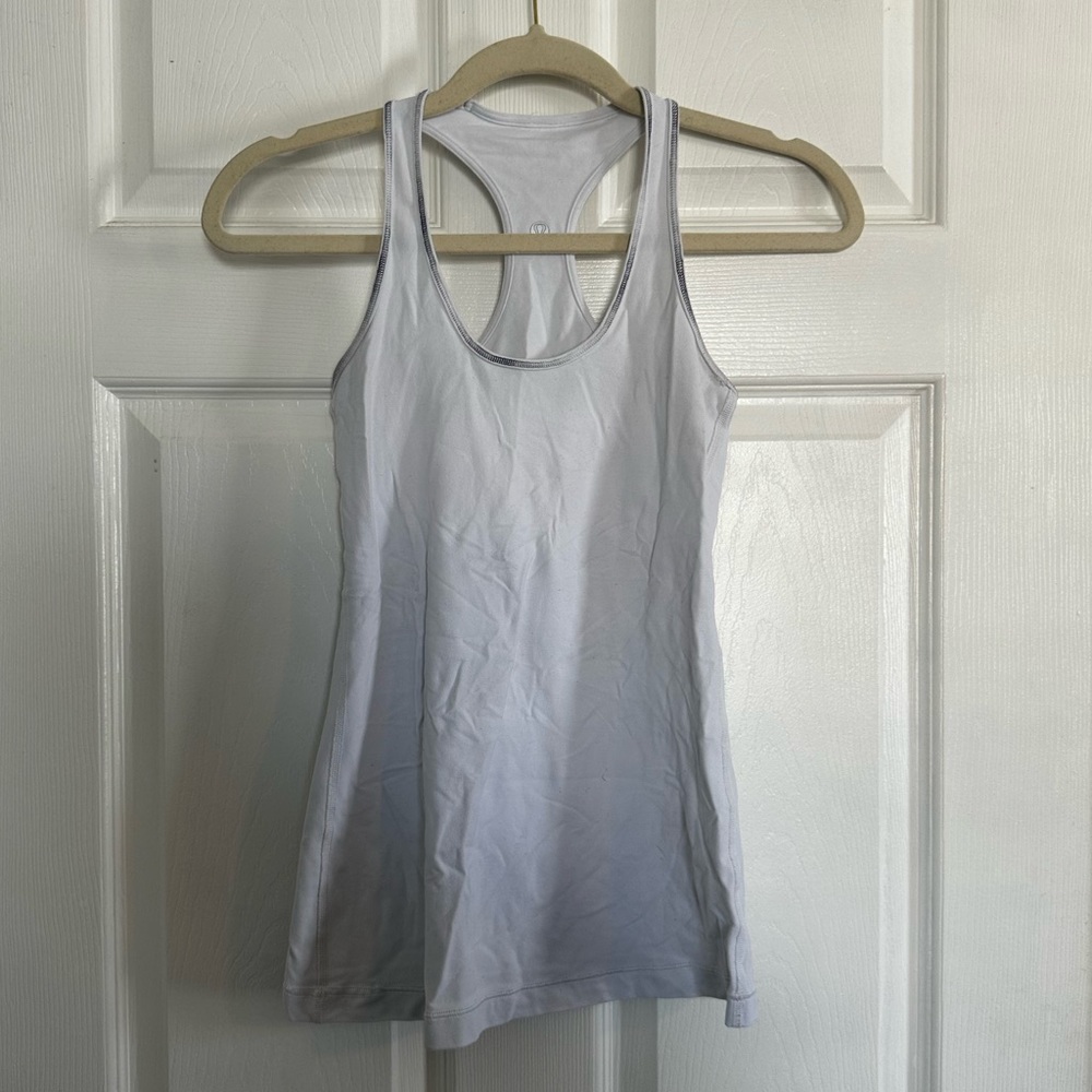 Lululemon racer back reversible tank top, Size 8
